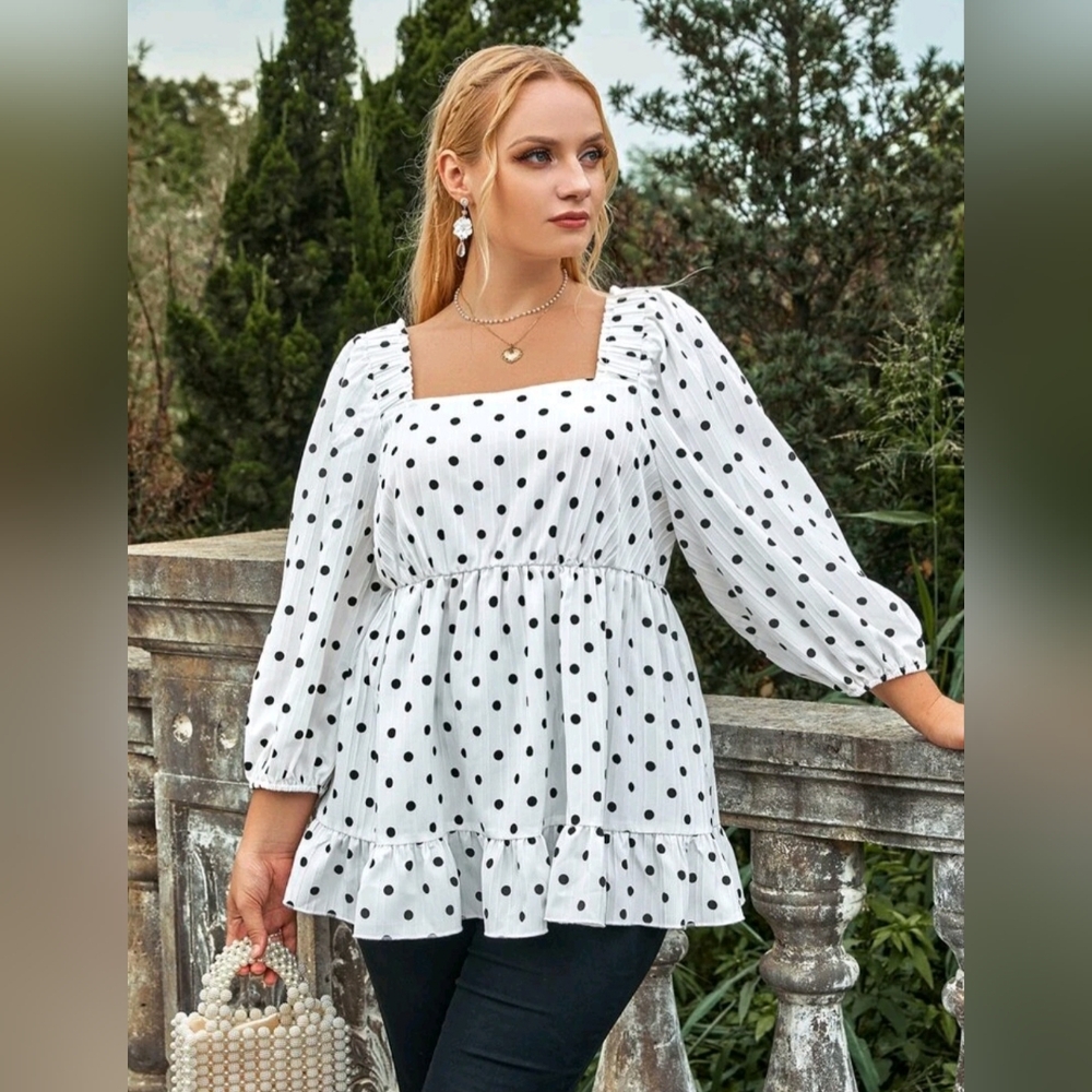 Plus size blouse
